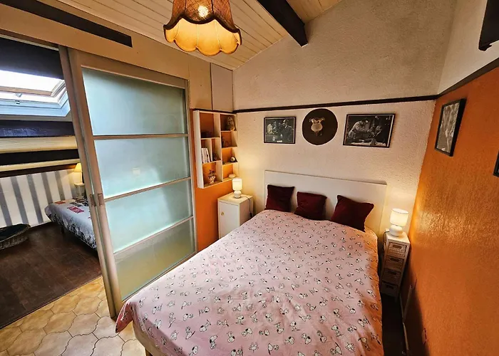 Vue Mer, Wifi, Climatisation, 3 Couchages,500m De La Plage...tout A Pied 아파트 생 망드리에 쉬르 메르