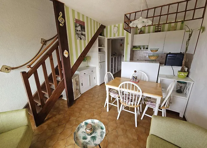 Vue Mer, Wifi, Climatisation, 3 Couchages,500m De La Plage...tout A Pied 아파트